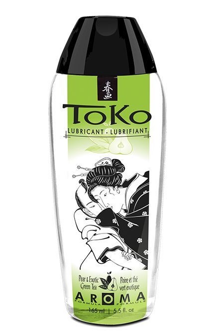 Лубрикант Toko Aroma Pear & Exotic Green Tea - груша и зеленый чай, 165 мл