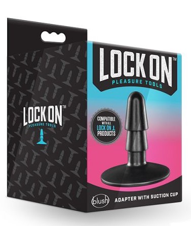Адаптер с присоской Blush Lock On для страпона с системой Vac-U-Lock