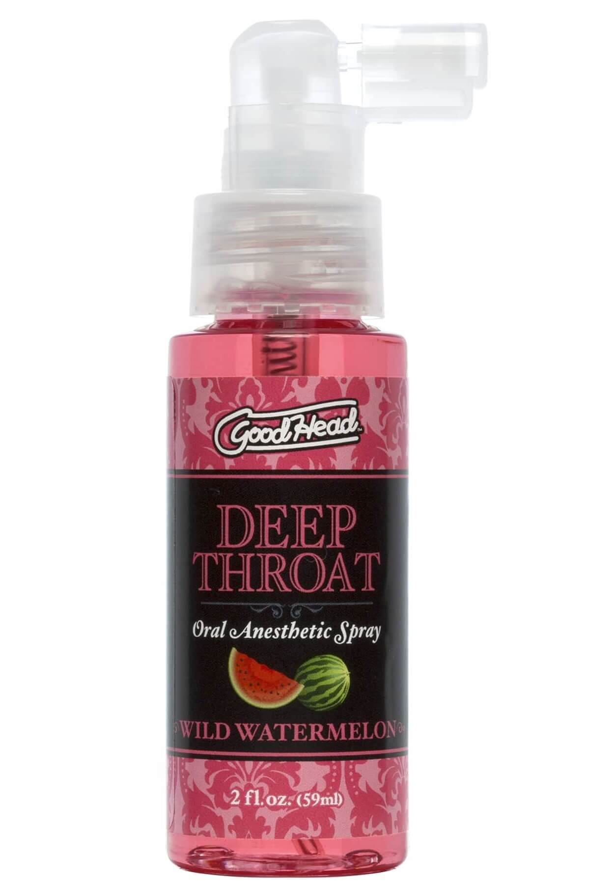 Спрей для глубокого минета Doc Johnson GoodHead Deep Throat Spray Watermelon - арбуз, 59 мл