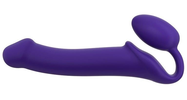 Безремневой страпон Strap-On-Me Dildo Size L, фиолетовый