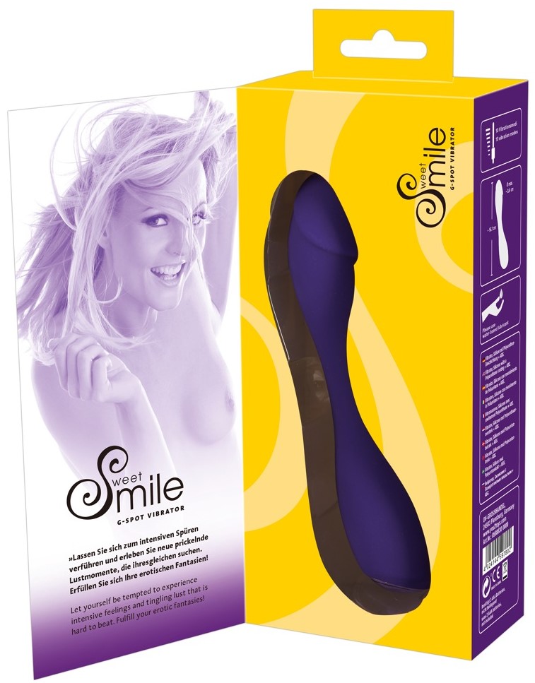 Вибратор для точки G Sweet Smile G-Spot Vibrator, фиолетовый