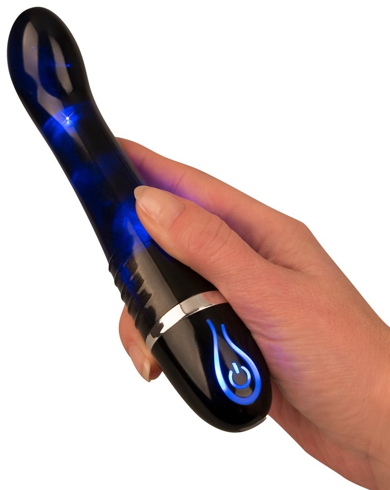Вибратор для точки G Vibrator With Night Light, черный