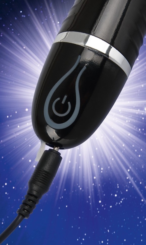 Вибратор для точки G Vibrator With Night Light, черный