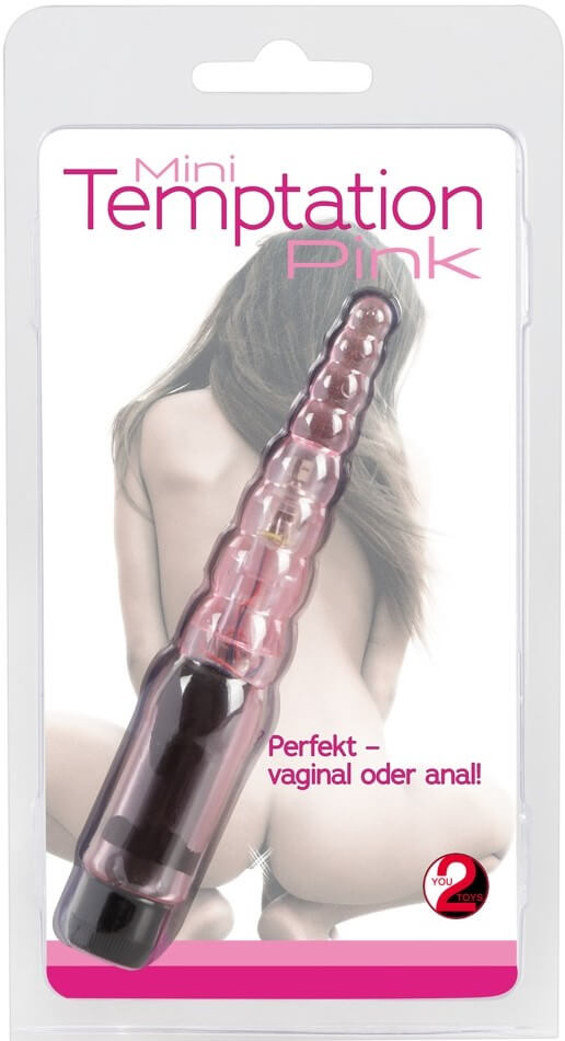 Анальный вибратор Temptation Mini Pink, розовый