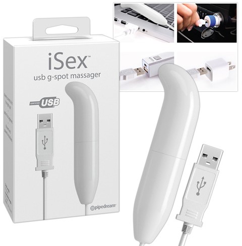 Вибратор для точки G iSex Usb G-Spot Massager, белый