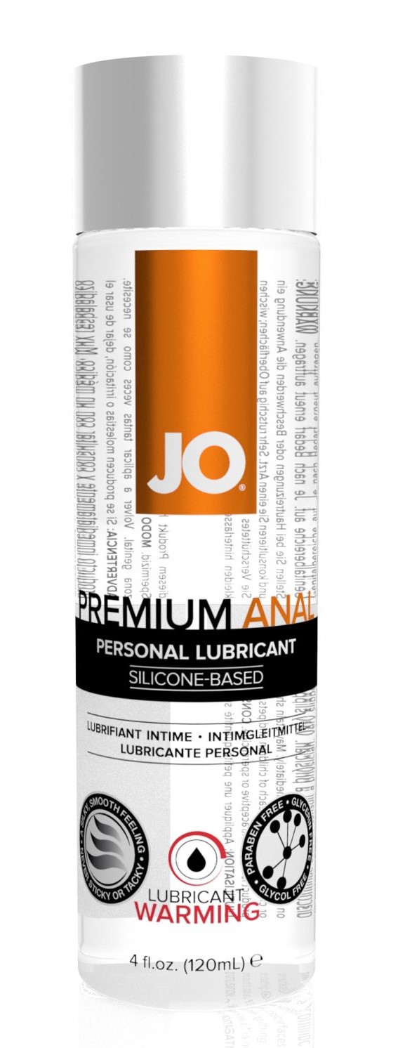 Анальный лубрикант на силиконовой основе JO Premium Anal Lubricant Warming - согревающий эффект, 120 мл