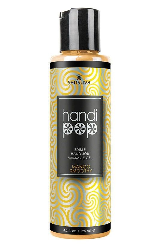 Вкусовой гель для мануальных и оральных ласк Sensuva Handipop Mango Smoothie - манго, 125 мл