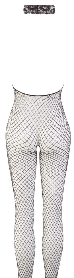 Бодистокинг Mandy Mystery lingerie Net Catsuit - S/M, черный