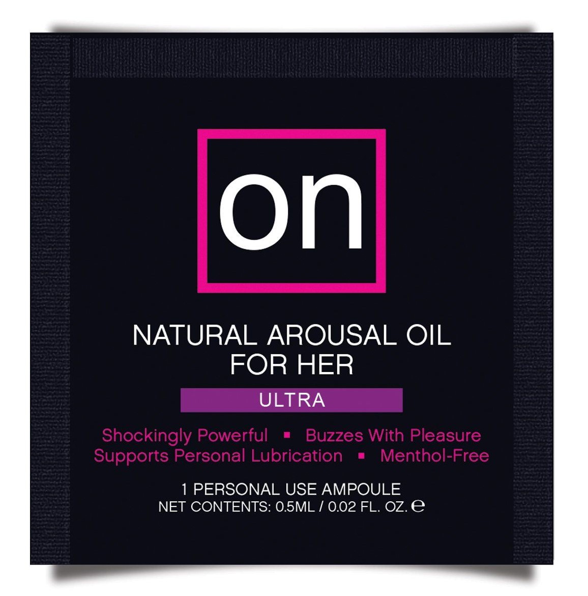Пробник возбуждающего масла для клитора Sensuva On Arousal Oil Ultra, 0,5 мл