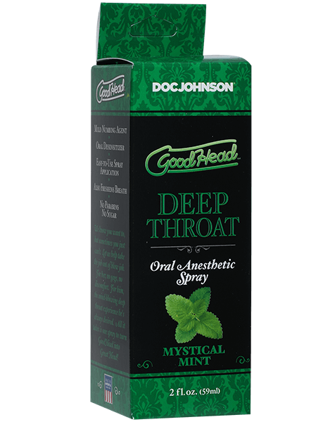 Спрей для глубокого минета Doc Johnson GoodHead Deep Throat Spray Mystical Mint - мята, 59 мл