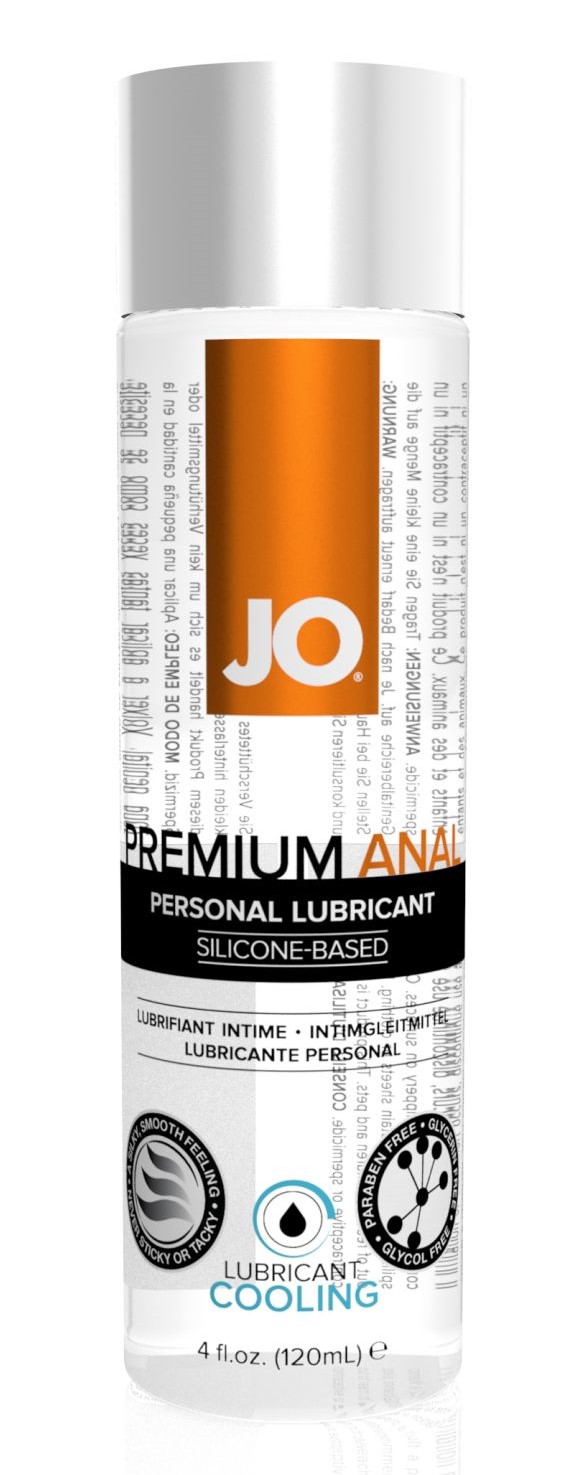 Анальный лубрикант на силиконовой основе JO Premium Anal Lubricant Cooling - охлаждающий эффект, 120 мл