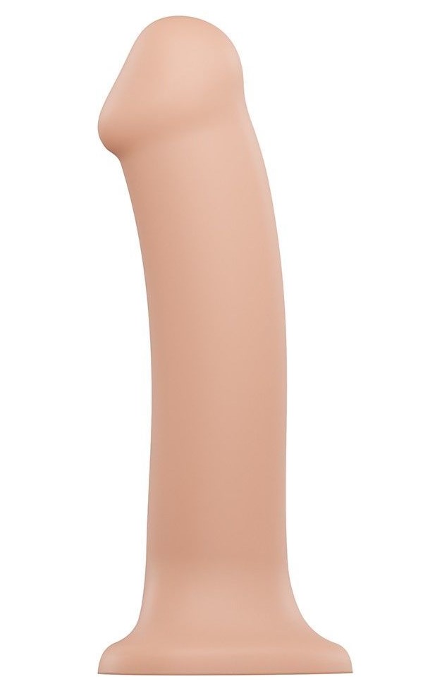 Насадка для страпона Strap-On-Me Dual Density Silicone Bendable Dildo - XL, телесная