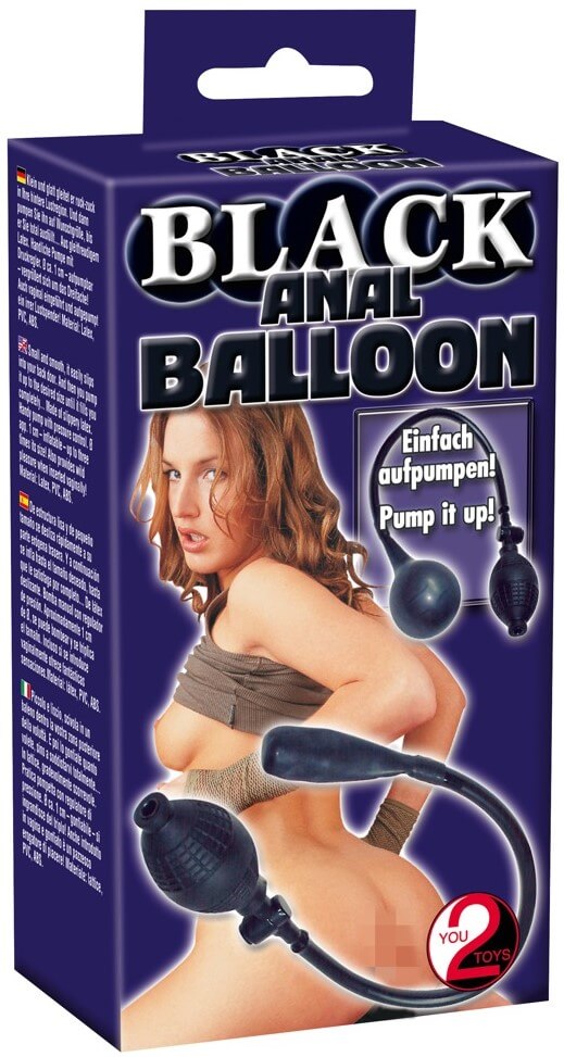 Анальный расширитель Black Anal Balloon, черный