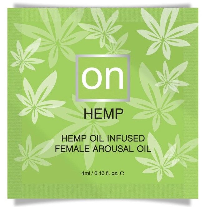 Пробник возбуждающего масла для клитора Sensuva On Hemp Infused Arousal Oil, 0,5 мл