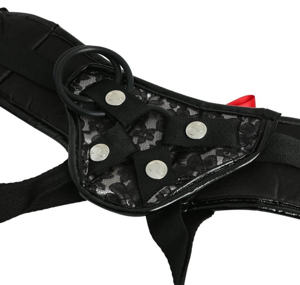 Трусики для страпона Sportsheets Platinum Lace Corset Strap-On