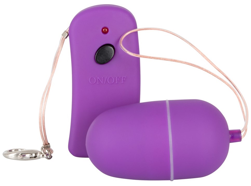 Виброяйцо Lust Control с дистанционным пультом, фиолетовое