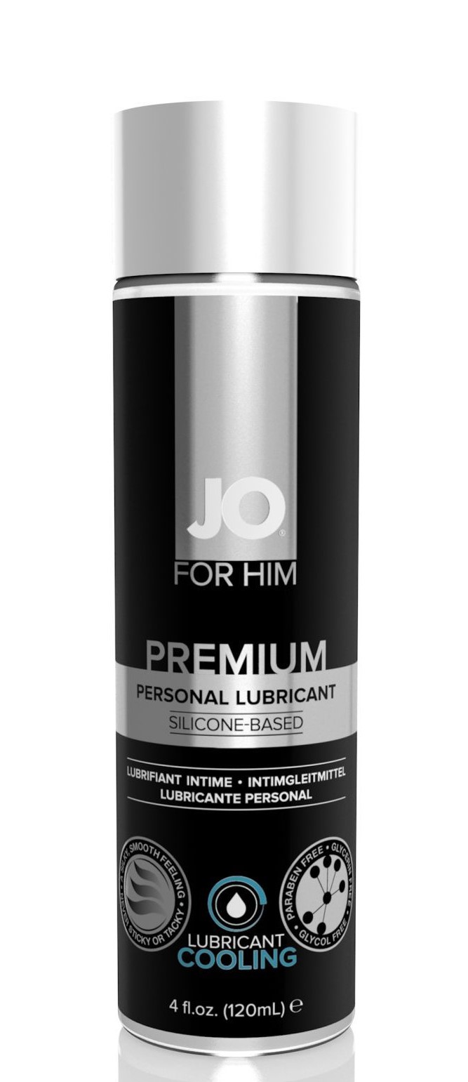 Силиконовый лубрикант JO Premium For Men Cooling - охлаждающий эффект, 120 мл