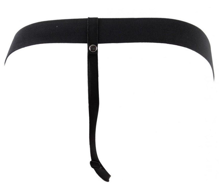 Полый мужской страпон с вибрацией 7" Vibrating Hollow Strap-on, телесный