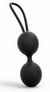 Вагинальные шарики Dual Balls Boules De Geisha, черные