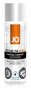Анальный лубрикант на силиконовой основе JO Premium Anal Lubricant Cooling - охлаждающий эффект, 60 мл