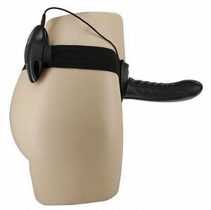 Полый страпон с вибрацией Pretty Love Marvin, черный