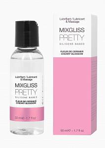 Силиконовый лубрикант MixGliss Pretty Cherry Blossom - вишня, 50 мл