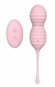 Виброяйцо с пультом ДУ Pleasure Balls & Eggs Beehive, розовое