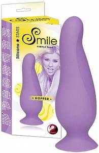 Анальная пробка Smile Hopper, сиреневая