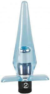 Анальная пробка с вибрацией Anal Blue, голубая