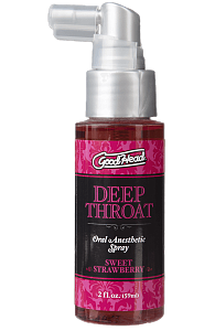 Спрей для глубокого минета Doc Johnson GoodHead Deep Throat Spray Sweet Strawberry - клубника, 59 мл