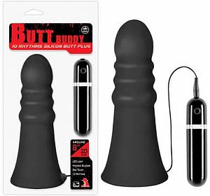 Анальный вибратор Butt Buddy, черный