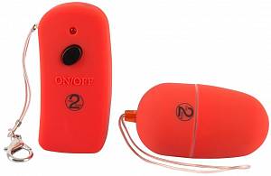 Виброяйцо с дистанционным пультом Lust Control, красное