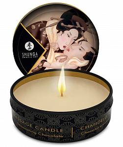 Массажная свеча Shunga Mini Massage Candle Intoxicating Chocolate - шоколад, 30 мл