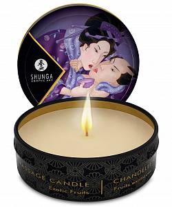 Массажная свеча Shunga Mini Massage Candle Exotic Fruits - экзотические фрукты, 30 мл