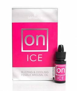 Охлаждающее возбуждающее масло Sensuva On Ice Buzzing & Cooling, 5 мл