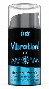 Жидкий вибратор intt Vibration Ice - лед, 15 мл