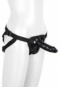 Женский страпон Blaze Luxury Fetish Harness With Dildo, черный