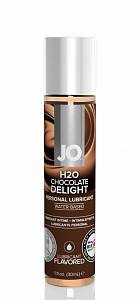 Съедобный лубрикант JO H2O Chocolate Delight - шоколад, 30 мл