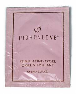 Пробник гель-вибратора для стимуляции клитора HighOnLove Stimulating O'Gel, 3 мл