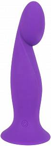 Вибратор для точки G на присоске Pure Lilac Vibes, фиолетовый