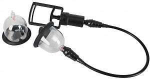 Вакуумная помпа для сосков с вибрацией Bad Kitty