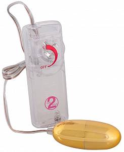 Виброяйцо Golden Star, золотистое