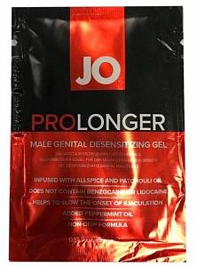 Пробник геля для продления эрекции JO Prolonger Desensitizing Gel, 5 мл
