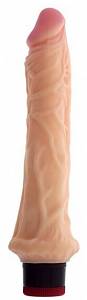 Реалистичный вибратор RealStuff - 22 см, телесный