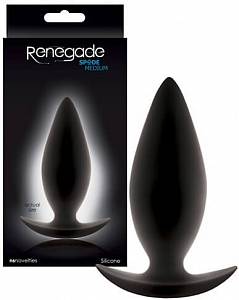 Анальная пробка Renegade Spade Medium, черная