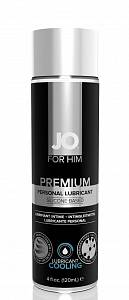 Силиконовый лубрикант JO Premium For Men Cooling - охлаждающий эффект, 120 мл