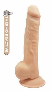 Реалистичный фаллоимитатор Real Love Premium Siicone Dildo - 24,1 см, телесный