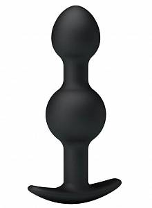 Анальная пробка Pretty Love с двумя шариками