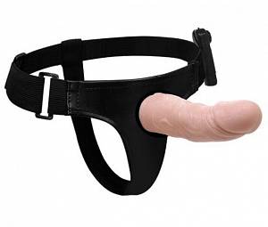 Полый страпон с вибрацией Ultra Passionate Harness