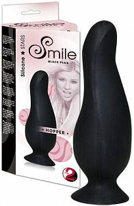 Анальная пробка Smile Hopper, черная